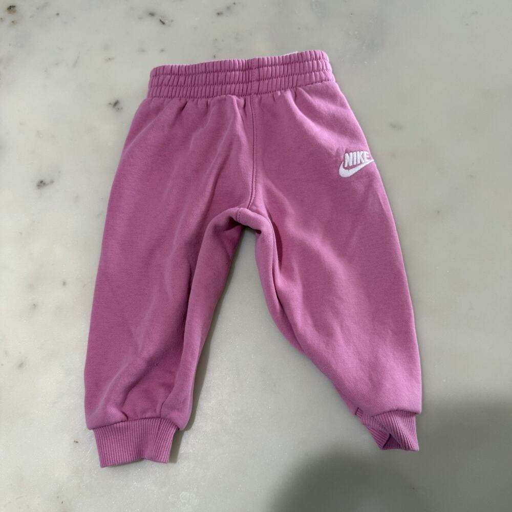 Nike Girl’s 18 Months Sportswear Club Fleece Joggers Pink Athletic Sweatpants